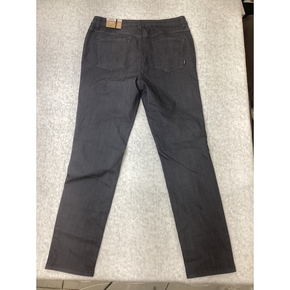 Prana Kayla High Rise Jean Womens 10 Short Dark Grey Stretch Denim 1968371 NWT - Picture 5 of 6